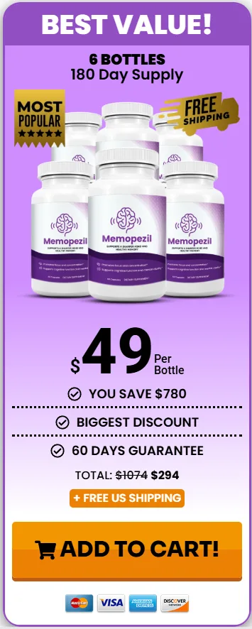 Memopezil 6 bottles